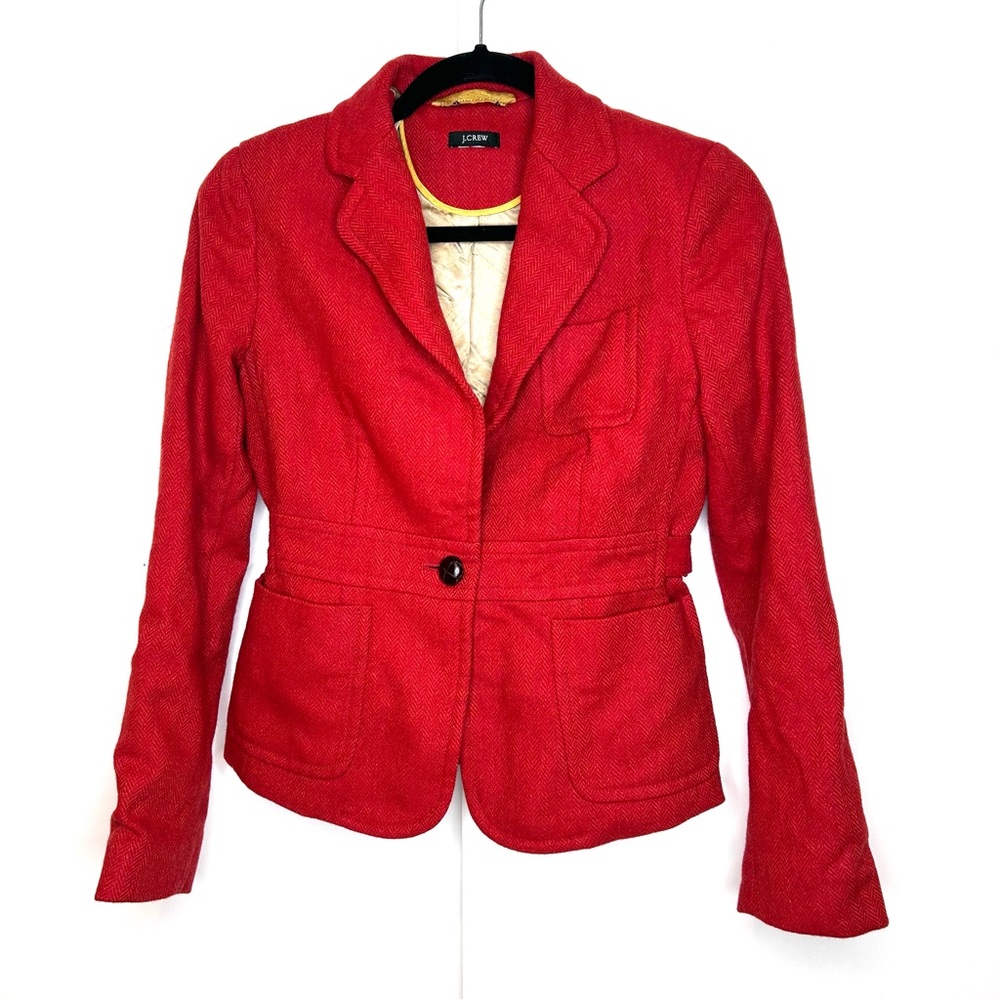Vintage J. Crew Scottish Cloth Robert Noble Wool Jacket